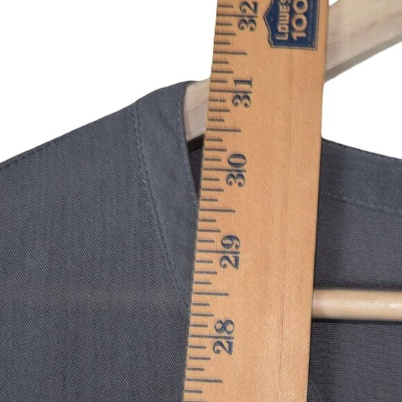 Torrid Gray Sleeveless Blouse Size 0 Button Front Flowy Boho Soft Feminine - Picture 5 of 8